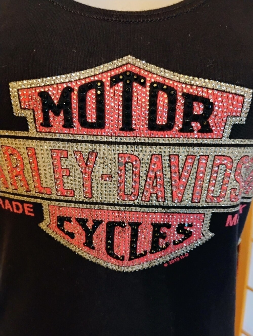 Harley Davidson Bling Tank Top, XL - Picture 2 of 6